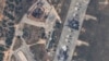 Уничтоженные российский истребитель МиГ-31 и хранилище топлива на авиабазе «Бельбек» вблизи Севастополя в Крыму. Спутниковый снимок компании Maxar Technologies, датированный 16 мая 2024 года