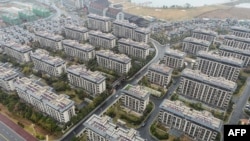 Жилые здания в Хуайане, в восточной китайской провинции Цзянсу, 16 ноября 2022 года