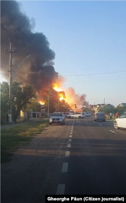 Imagini de la locul tragediei, chiar din momentul uneia dintre explozii