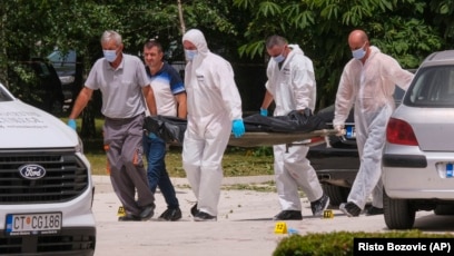 Two people were killed in an explosion in Montenegro on June 20 that authorities believe was an attack carried out by one organized crime group against another. 