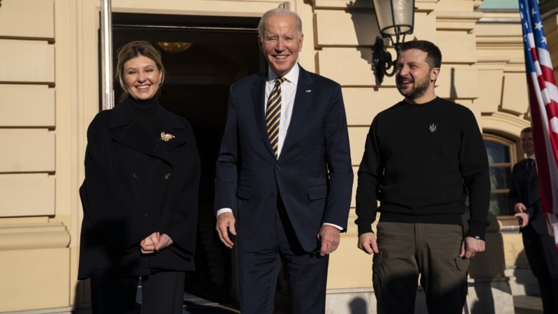 Joe Biden a făcut o vizită-surpriză la Kiev