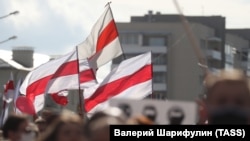 «Марш герояў». Менск, Беларусь, верасень 2020 году