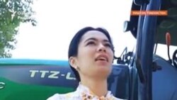 Трактор ҳайдаган магистр қиз