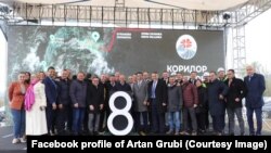 Официјален почеток на изградбата на Коридор 8, изведувач „Бехтел и Енка“, Тетово, 4 април 2023 .