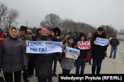 Мітинг на захист телеканалу ATR. Сімферополь, 10 березня 2014 року