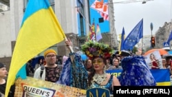 Half a thousand people came to the Equality March in Kyiv.This is the first full-scale war march organized by representatives of the LGBTQ+ 