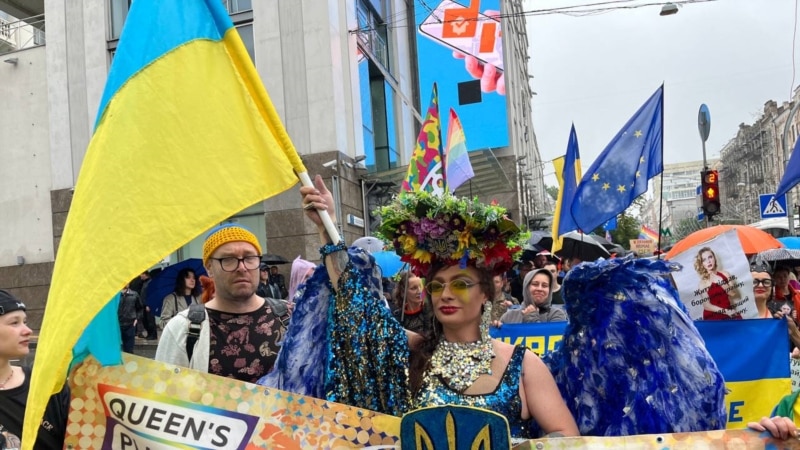 В Киеве прошел «Марш равенства» - первый ЛГБТ-прайд с 2022 года