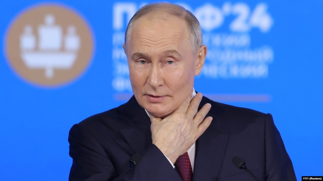 Russian President Vladimir Putin demanded a commitment from Ukraine to abandon plans to join NATO. (file photo)