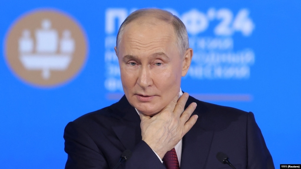 Владимир Путин на ПМЭФ