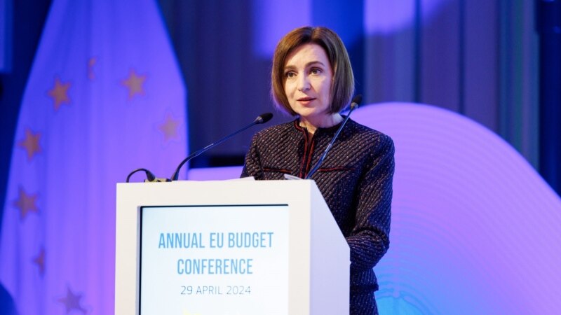 Maia Sandu la Bruxelles: „UE are nevoie de un buget pentru pace”