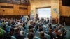 Evenimentul Smart Diaspora 2023 a fost organizat la Timișoara ca parte a agendei Capitalei Europene a Culturii. Imagine din Aula Magna a Universității de Vest, principalul organizator al evenimentului care a adunat peste 300 de cercetători români din diaspora