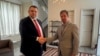 Съпредседателят на ДПС Делян Пеевски с посланика на Белгия в България 