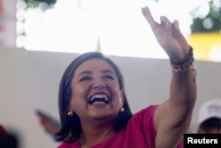 Predsjednička kandidatkinja Xochitl Galvez ispred koalicije opozicionih partija, Meksiko Siti, 23. maj 2024.