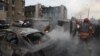 Російська атака на Київ: троє людей постраждали, п’ять автомобілів знищені – МВС