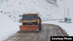 Акс аз қитъаи роҳи Душанбе-Чаноқ 27 декабри соли 2023 гирифта шудааст