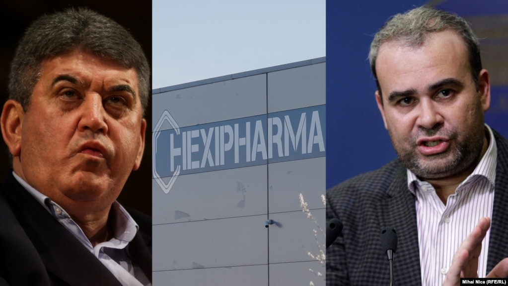 Colaj foto | Gabriel Oprea (stânga), faptele din dosar urmează să se prescrie pe 20 octombrie. Sediul Hexi Pharma (mijloc), dosarul s-a prescris. Darius Vâlcov (dreapta) a cerut constatarea prescrierii faptelor.