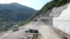 Gradilište na autoputu Vranduk Ponirak, Bosna i Hercegovina. Datum nepoznat.