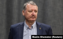 Колишній полковник ФСБ Ігор Гіркін (Стрєлков), який був одним із ватажків незаконного збройного угруповання «ДНР». Москва, 12 травня 2023 року