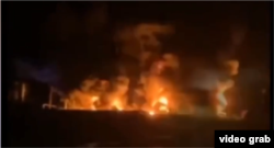 Пожежа на нафтопереробному заводі в Калузькій області. Рочія
