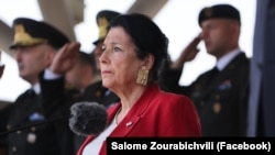 Predsednica Gruzije Salome Zurabišvili, 29. april 2024.
