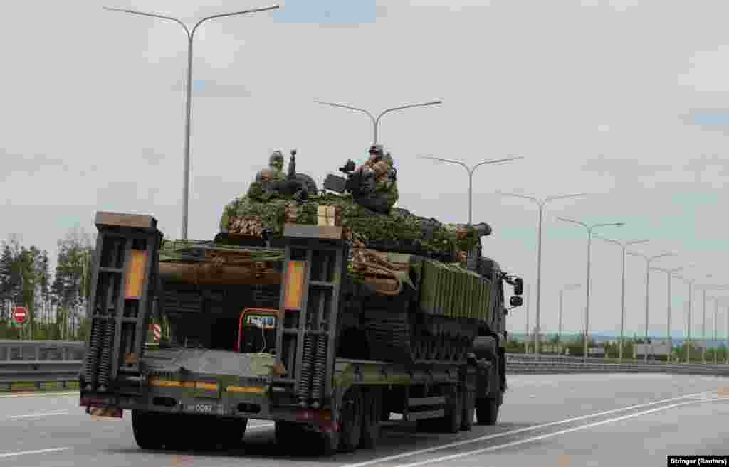 UKRAINE-CRISIS/RUSSIA-PRIGOZHIN-CONVOY