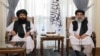 مولوی حبیب‌الله آغا سرپرست وزارت معارف و ندا محمد ندیم وزیر تحصیلات عالی حکومت طالبان