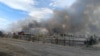 В Иркутской области сгорела окраина города Вихоревка