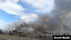 Пожар в Иркутской области