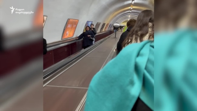 ინსტალაცია რუსთაველის მეტროში ინსტალაცია რუსთაველის მეტროში