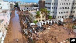 Щети от наводненията в Либия на 11 септември