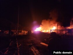 A strong explosion occurred occurred at a fuel station in Nagorno Karabakh on September 25, killing several people.