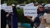 عکس از تجمع معلمان بازنشسته در یزد