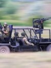 An &ldquo;anti-drone buggy&rdquo; being tested by Russian troops inside Ukraine in June 2024. The vehicle sports multiple automatic weapons mounted on a light chassis, and unspecified &ldquo;anti-drone weapons&rdquo; are apparently fired from grenade launch tubes seen at the front and rear of the vehicle.