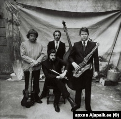 Тийт Паулус (гитара) и Лембит Саарсалу (саксофон) в составе джаз-квартета Tallinn-kvartett, 1981