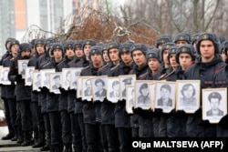 Церемонія пам’яті за радянськими солдатами, загиблими в Афганістані у 1980-х роках. Санкт-Петербург, 15 лютого 2024 року