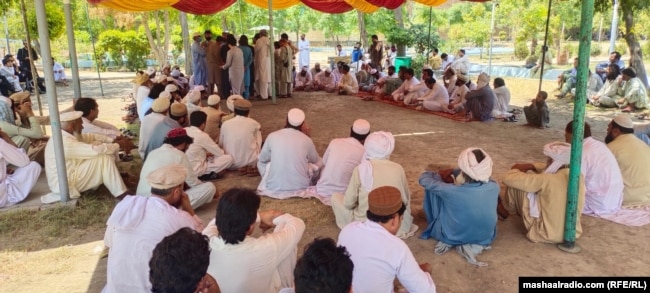 Elders in Bannu, northwest Pakistan, gathered on June 21 to demand the government restore security in the city and surrounding districts.
