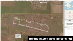 Военный аэродром в поселке Кировское, апрель 2023 года