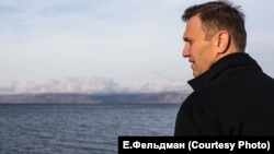 Навальный во время президентского турне 