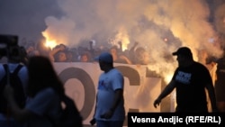 Protest navijača Partizana, Beograd. 31, avgust 2023.