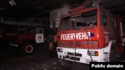 Ýangyn söndüriji stansiýasyna edilen hüjümiň netijeleri. 27-nji oktýabr