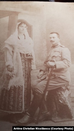 Bunicul lui Christian Nicolăescu în timpul Primului Război Mondial, cel în urma căruia a fos împroprietărit cu terenul pe care a ridicat casa.