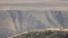 ARMENIA- An observation post seen from the village of Kornidzor near the border with Azerbaijan on September 22, 2023. 