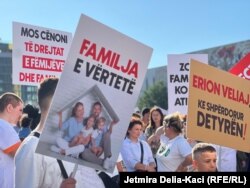 Protesta në Tiranë më 24 maj.