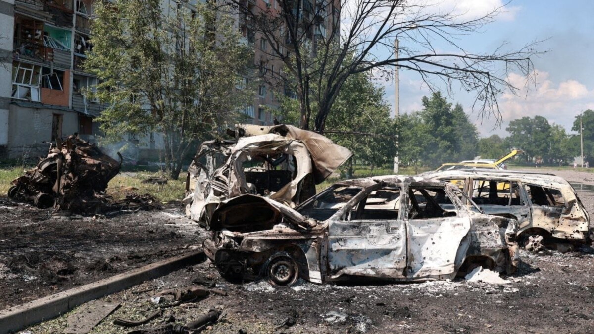 Российские войска обстреляли город Первомайский в Харьковской области