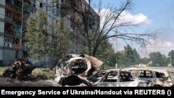 Фото з місця вибуху у Первомайському на Харківщині. 4 липня 2023 року 