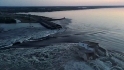 Destruction Of Major Dam In Ukraine Causes Massive Flooding, Raises Fears  Of Environmental Disaster