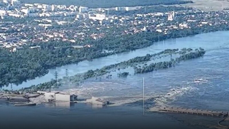 Poplave nakon eksplozije u hidroelektrani u Ukrajini