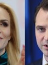 După o ședință care a durat 14 ore, PSD și PNL au renunțat la candidatul comun Cătălin Cîrstoiu, ca să-i propună pe cei doi candidați proprii: Gabriela Firea (stânga) și Sebastian Burduja (dreapta).