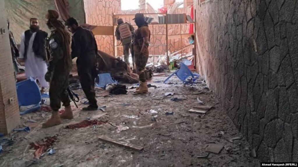 عکس از مرکز تبیان وابسته به جمهوری اسلامی پس از انفجار