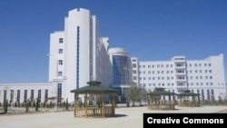 A Mollakara szanatórium Türkmenisztánban 2023 augusztusában